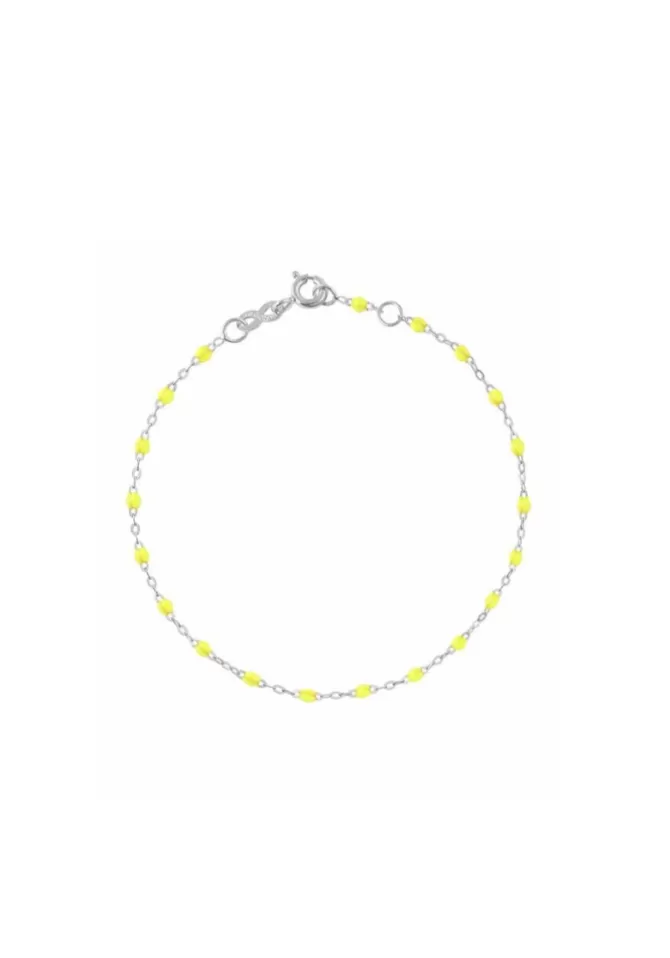 Gigi Clozeau Bracelet Enfant Classique Gigi Or Blanc Et Résines Jaune 13cm Cheap