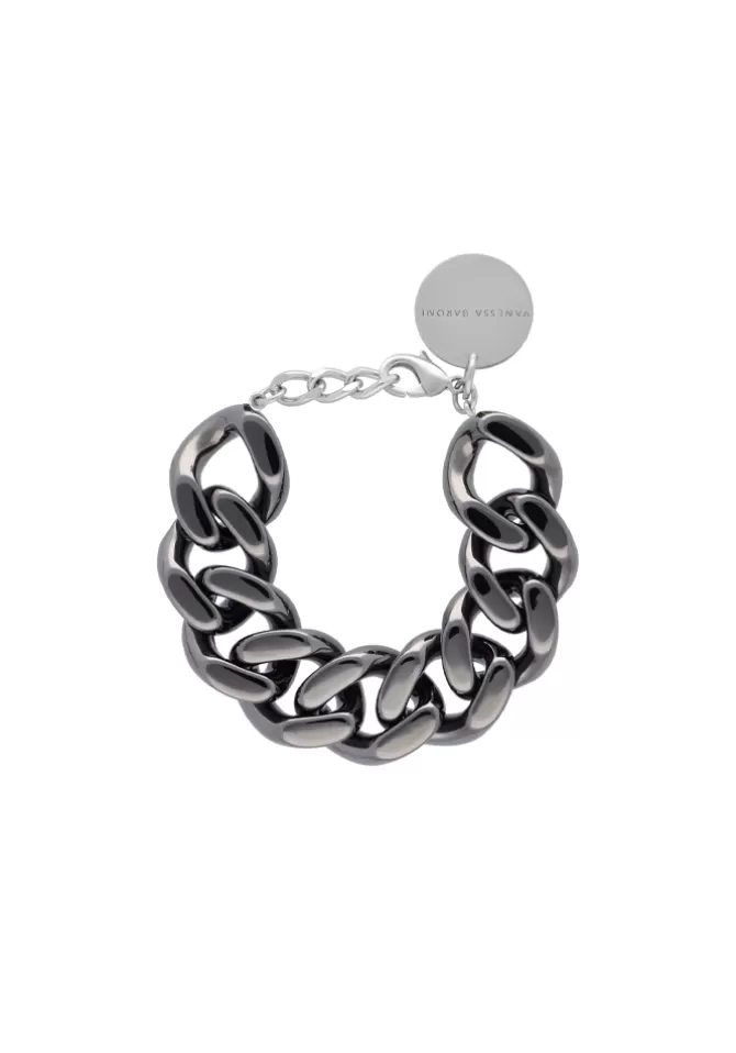 Vanessa Baroni Bracelet Flat Chain Ultrablack Best