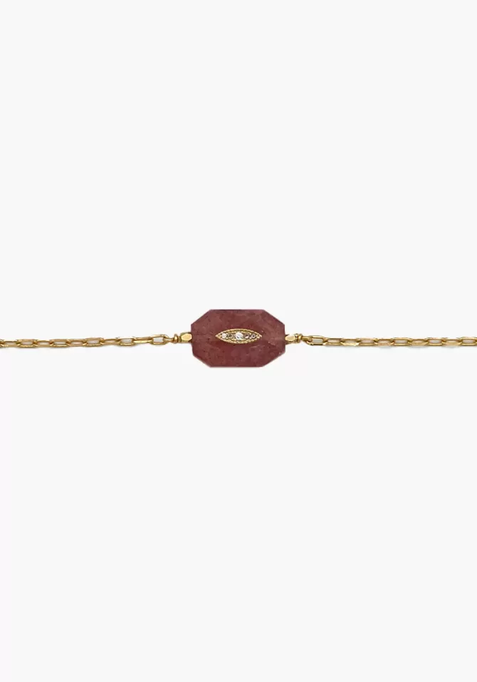 Hanka Ïn Bracelet Inside 2 Quartz Fraise Clearance