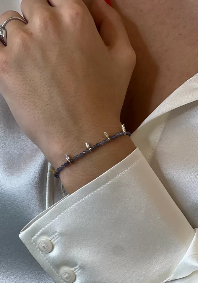 Hanka Ïn Bracelet Joy Iolites Et Baguettes Hot