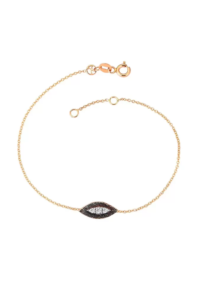 Kismet By Milka Bracelet Large 10th Eye Haven Diamants Blancs Cheap