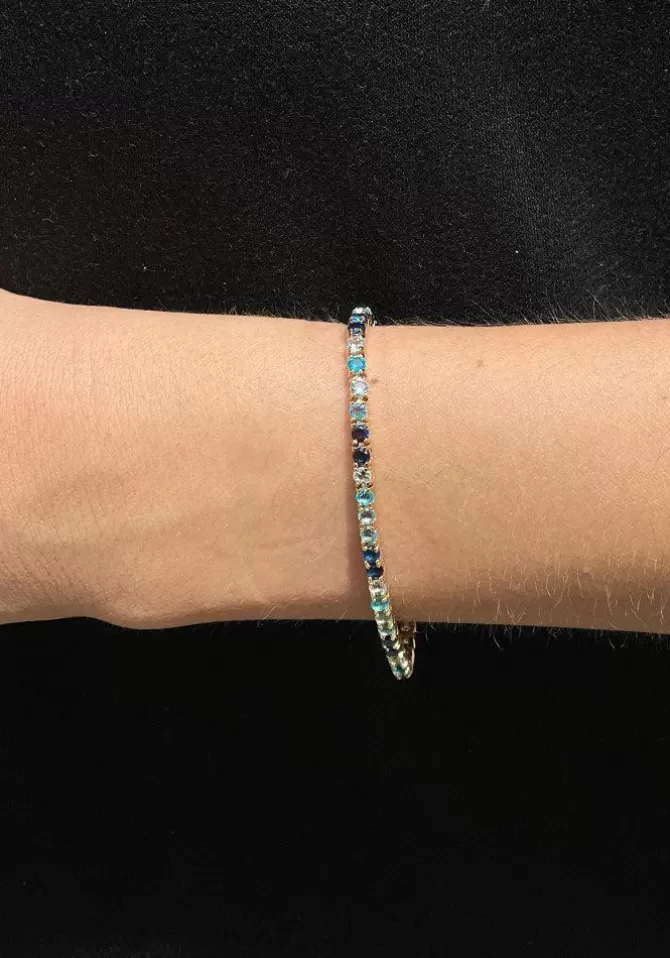 Maison Baika Bracelet Maddy Riviere Bleu Discount