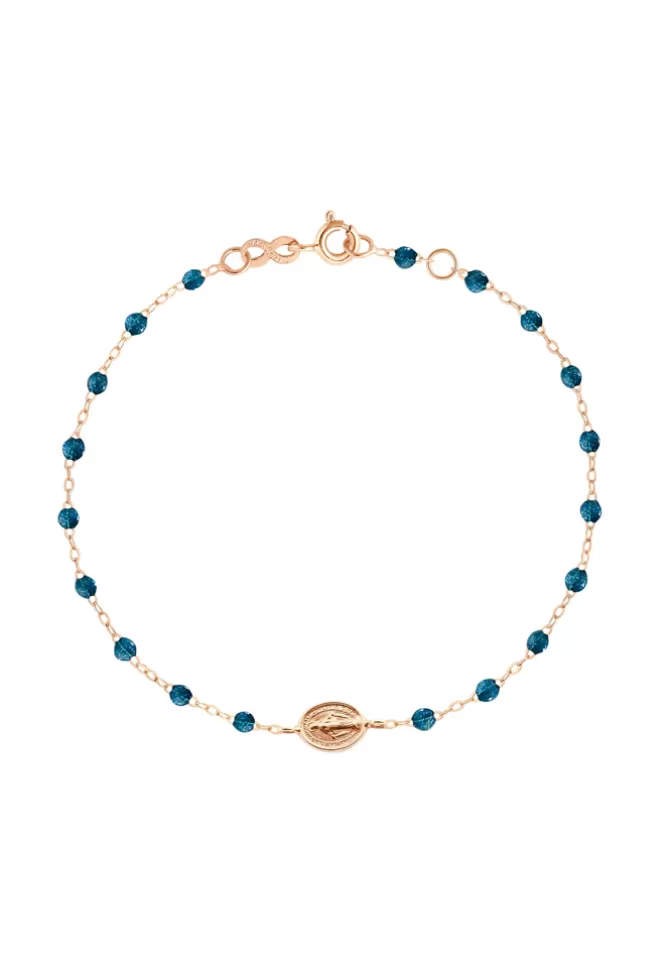Gigi Clozeau Bracelet Madone Or Rose Et Résines Jungle 17cm Shop