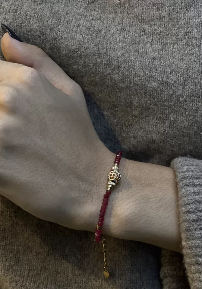 Blush Sélection Bijoux Bracelet Margareth Rose Discount