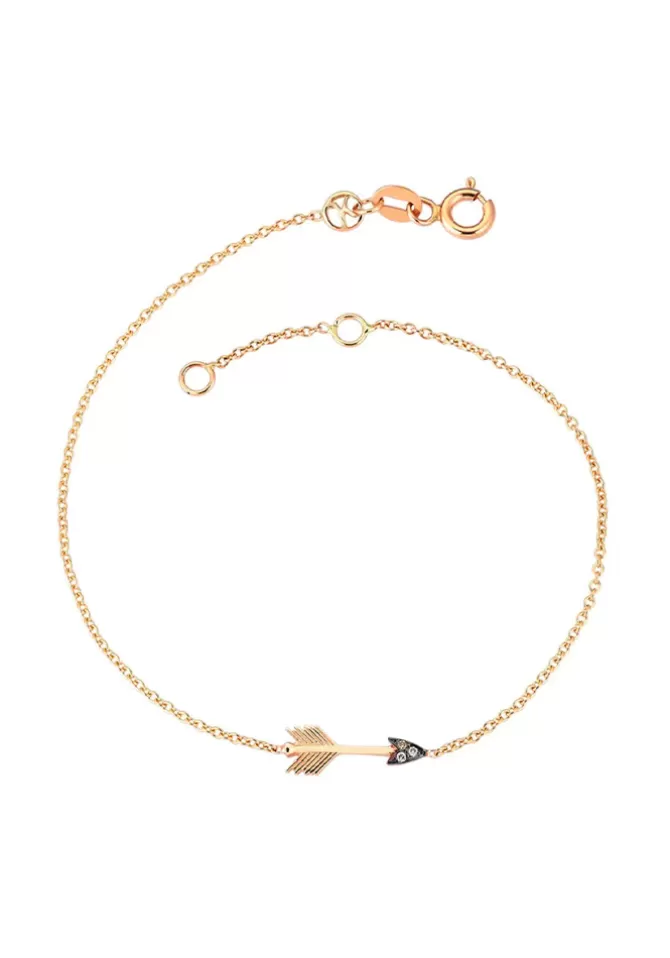 Kismet By Milka Bracelet Mini Arrow Diamants Champagne Best