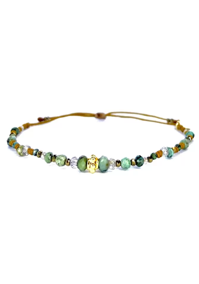 Be By Cat Bracelet Multi Pierres Fleur Discount