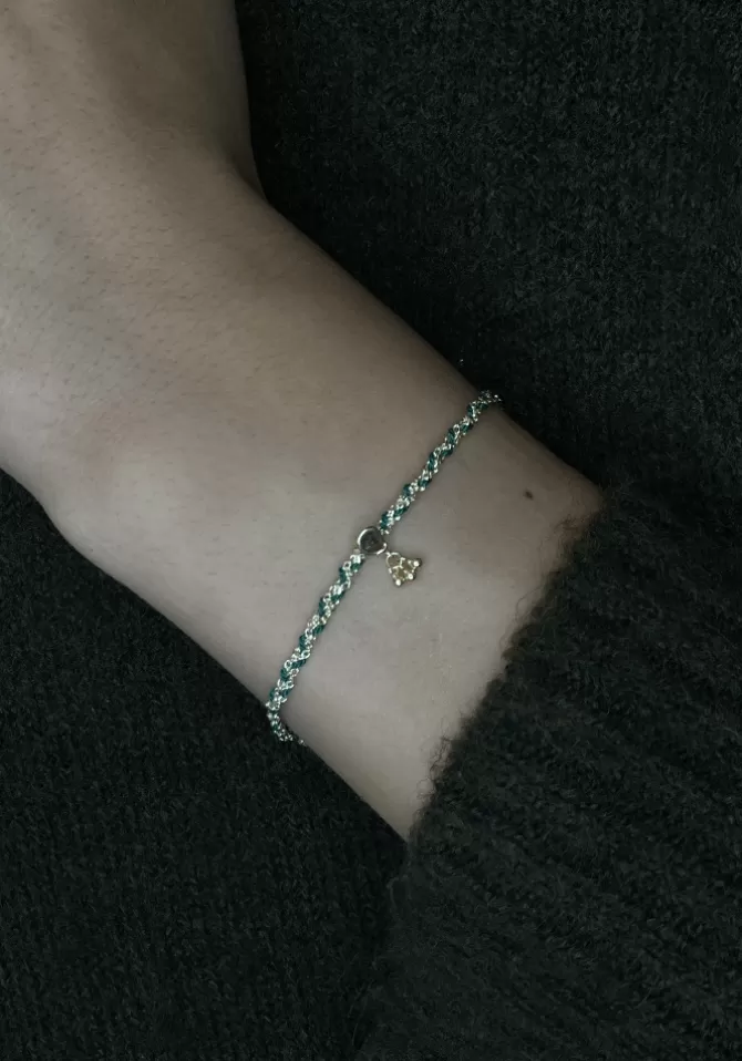 Marie-Laure Chamorel Bracelet N°827 Gold Green Flash Sale