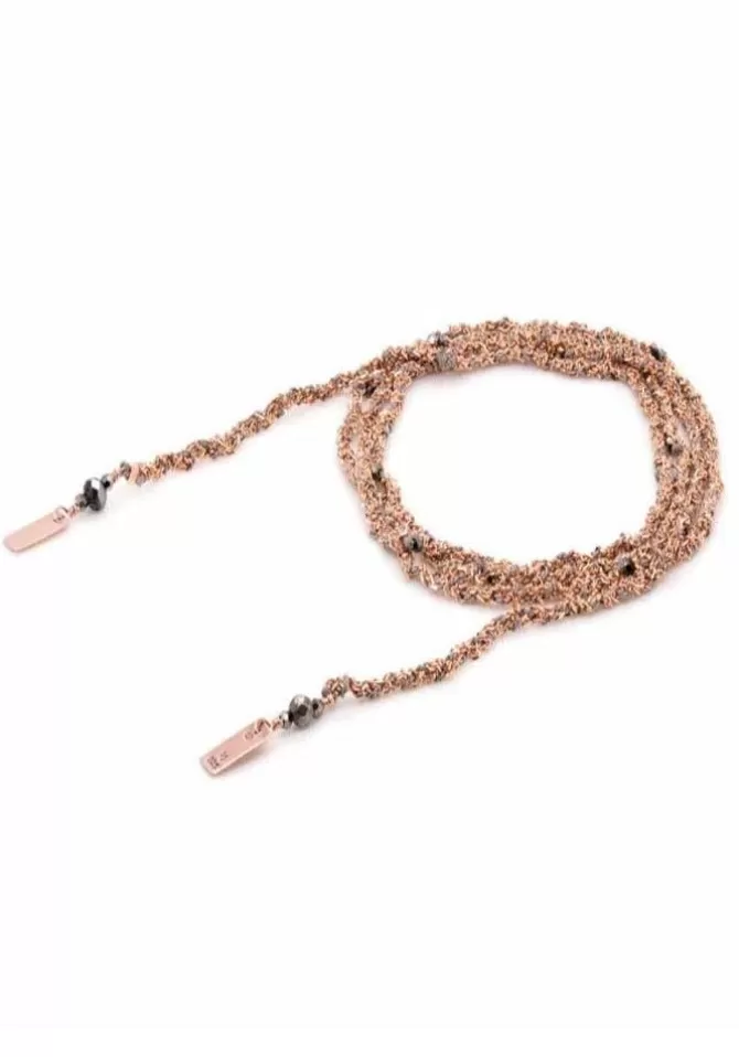 Marie-Laure Chamorel Bracelet N°182 Rose Gold Et Gris Sale