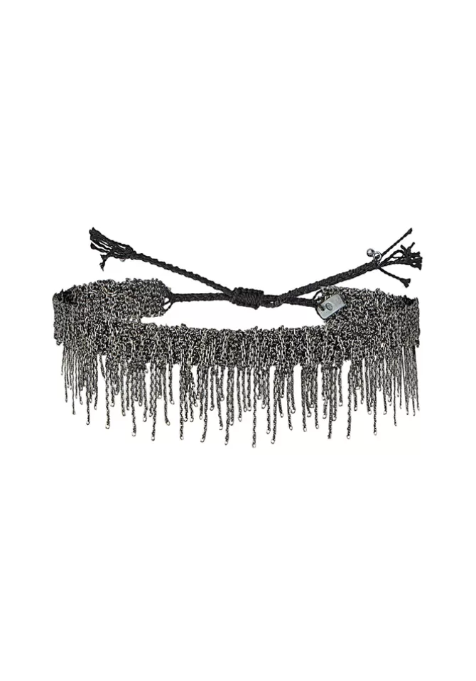 Marie-Laure Chamorel Bracelet N°675 Ruthénium Discount