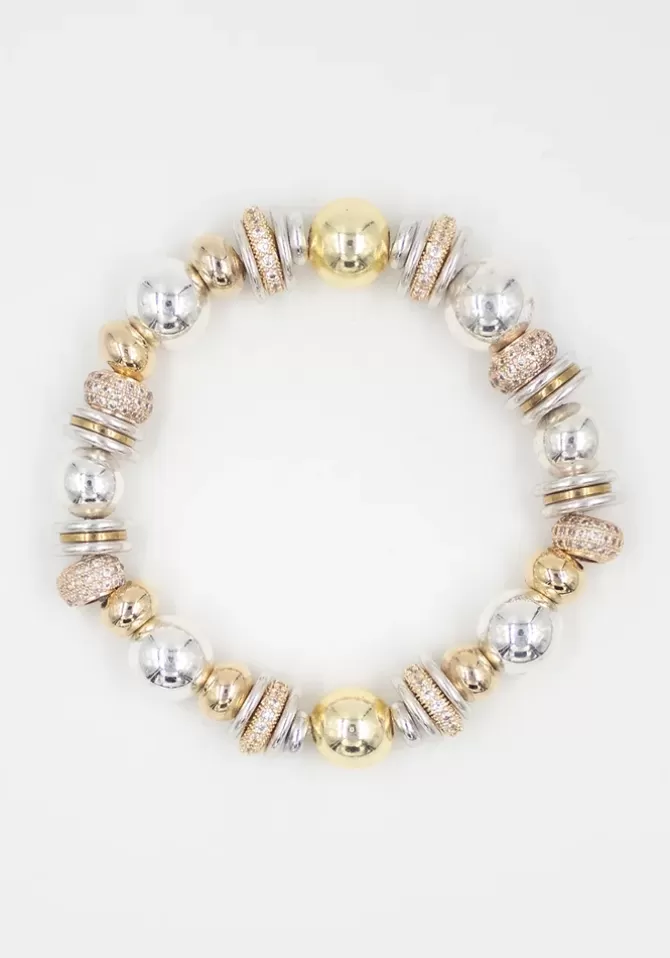 Sigal Bracelet Nefertiti Doré Et Argenté Fashion