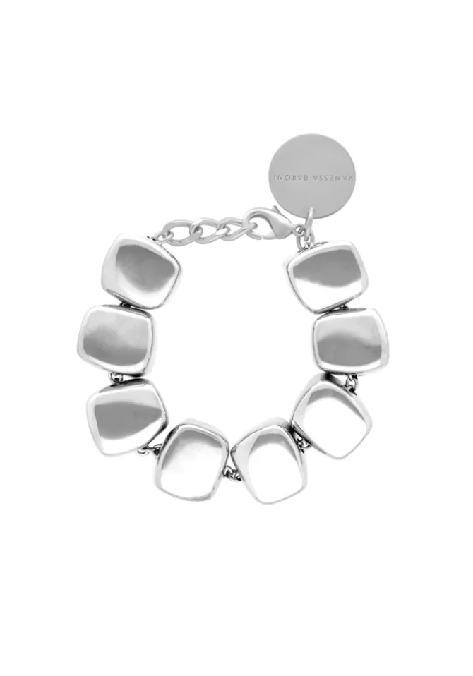 Vanessa Baroni Bracelet Organic Shaped Silver Cheap