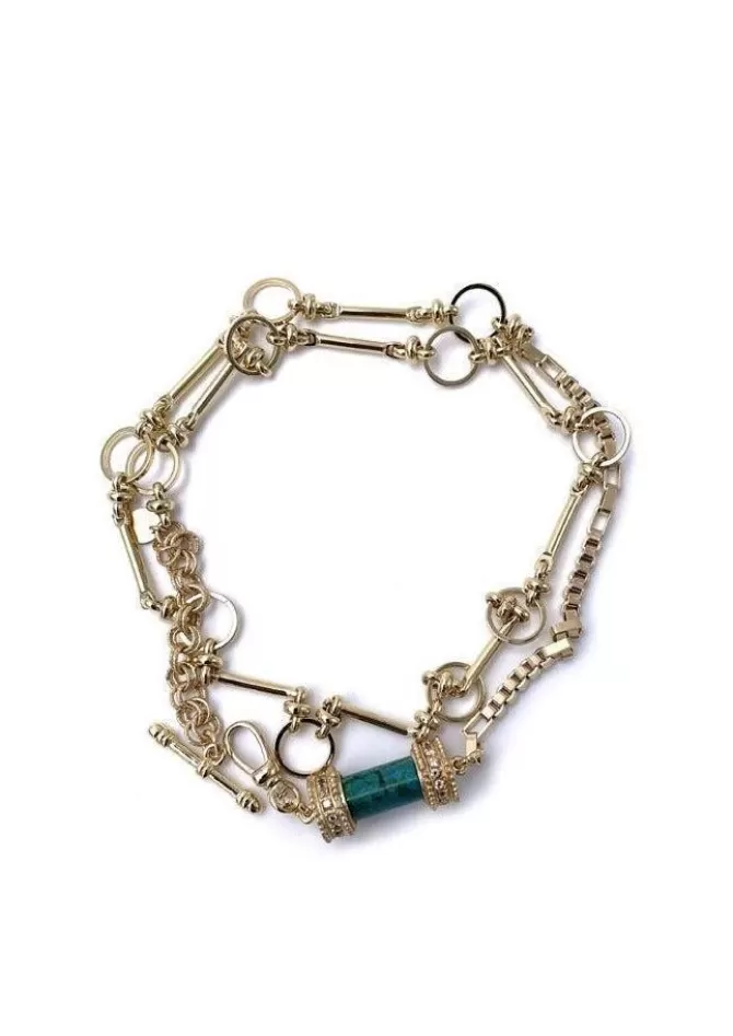 Room Service Bracelet Ou Collier Deva Multitours Chrysocolle Cheap