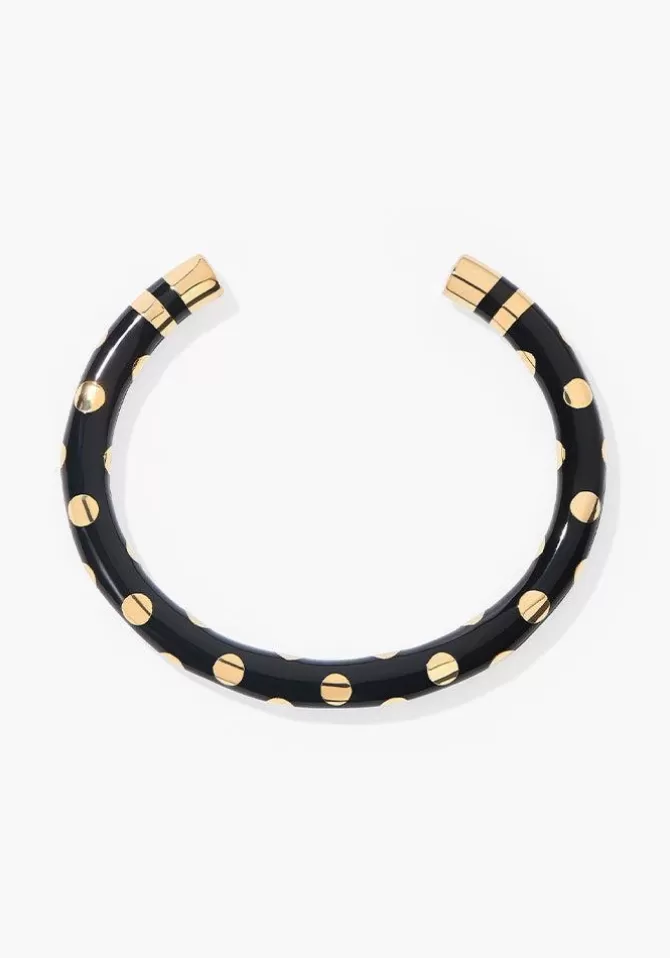 Aurélie Bidermann Bracelet Positano Noir Clou Flash Sale
