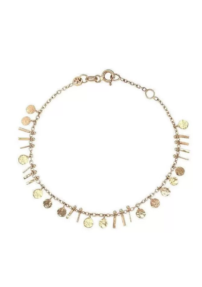 Kismet By Milka Bracelet Seed Dots And Tassel Or Rose Clearance