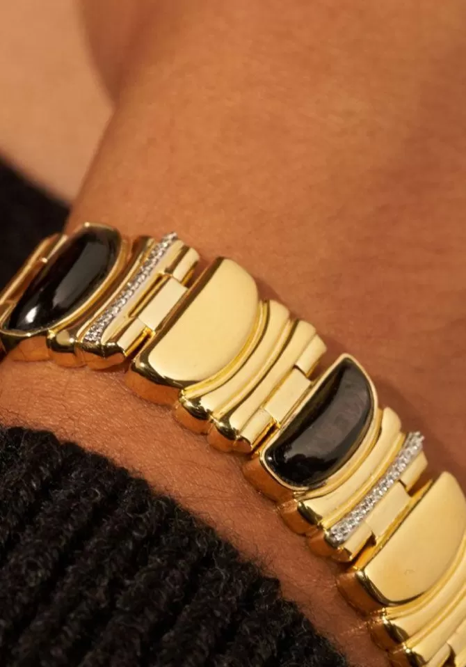 Be Maad Bracelet Seema Onyx Noir Shop