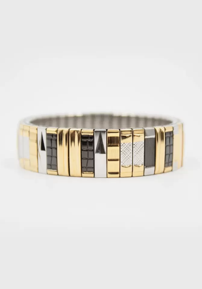 Sigal Bracelet Sig 14 Doré Argent Et Noir Cheap