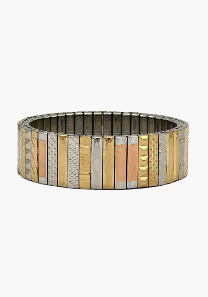 Sigal Bracelet Sig 18 Gold And Silver New