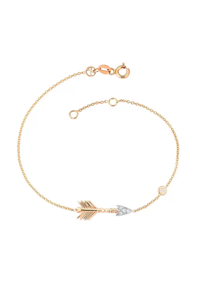 Kismet By Milka Bracelet Solitaire Arrow Diamants Blancs Outlet