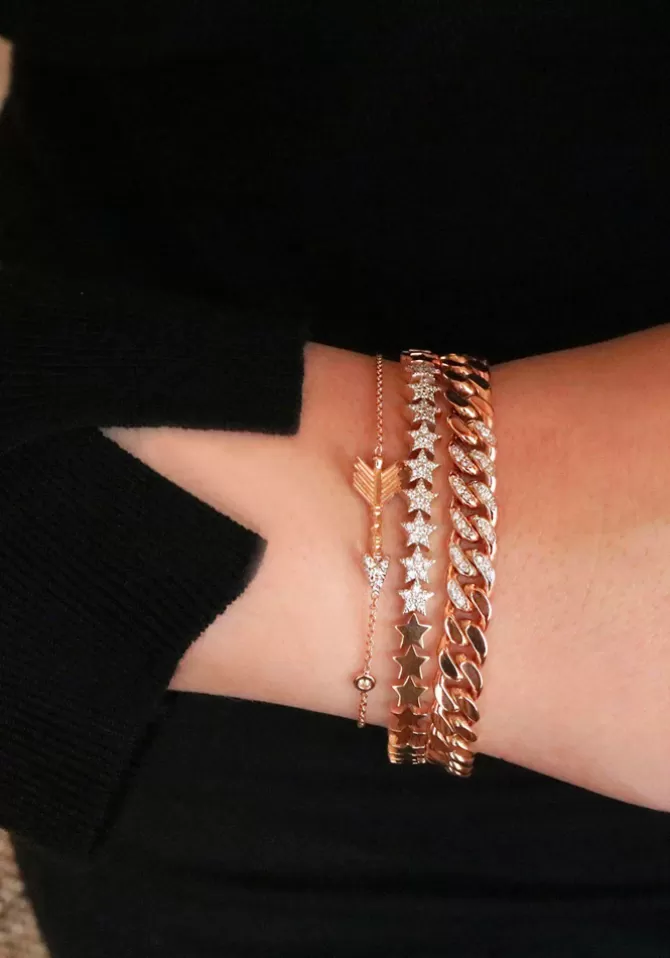 Kismet By Milka Bracelet Solitaire Arrow Diamants Blancs Outlet