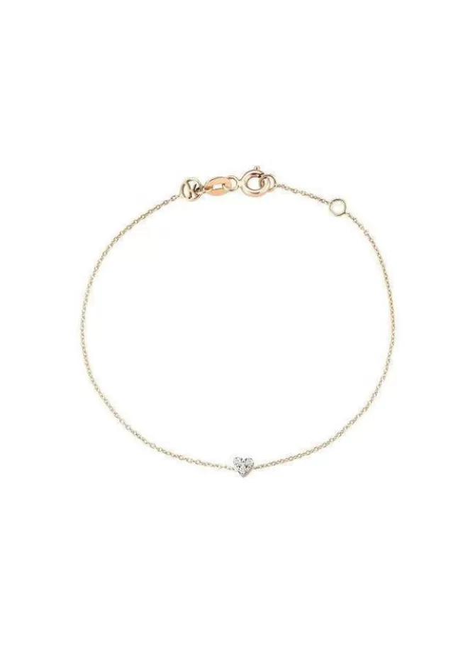 Kismet By Milka Bracelet Tiny Lumiere Or Rose Et Diamant Blanc Hot