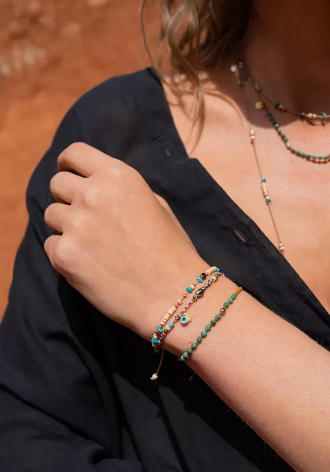 Be By Cat Bracelet Turquoise Keshi Hot