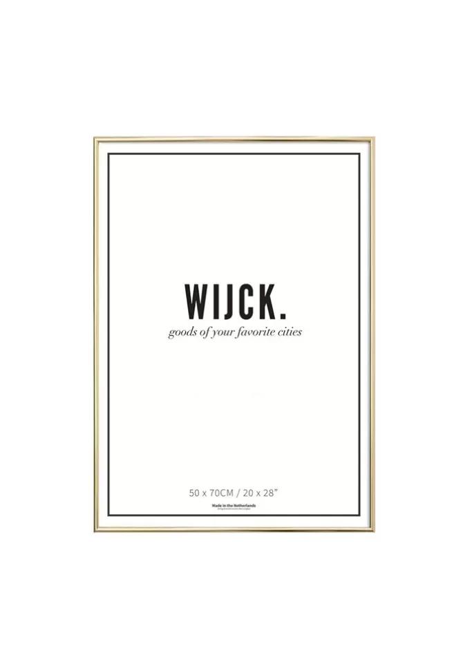 Wijck Cadre Aluminium Doré Cheap