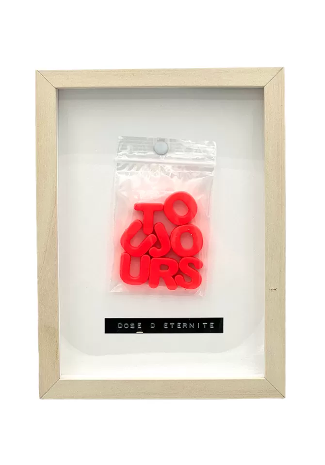 Marie Jeanselme Cadre Toujours Dose D'Éternité Orange Fluo Discount