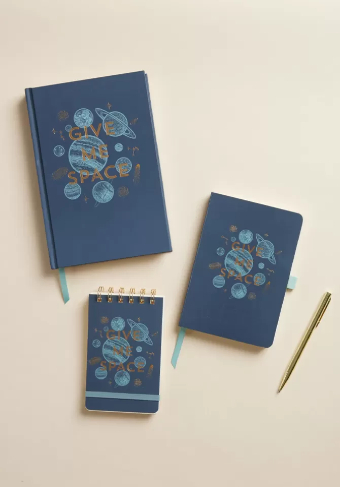 Blush Sélection Décoration Carnet Give Me Space Bleu Discount