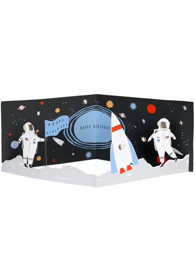 Meri Meri Carte D'Anniversaire Astronaute Accordéon Shop