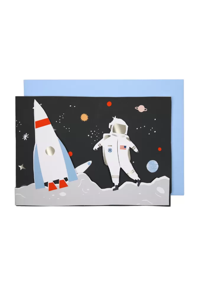 Meri Meri Carte D'Anniversaire Astronaute Accordéon Shop