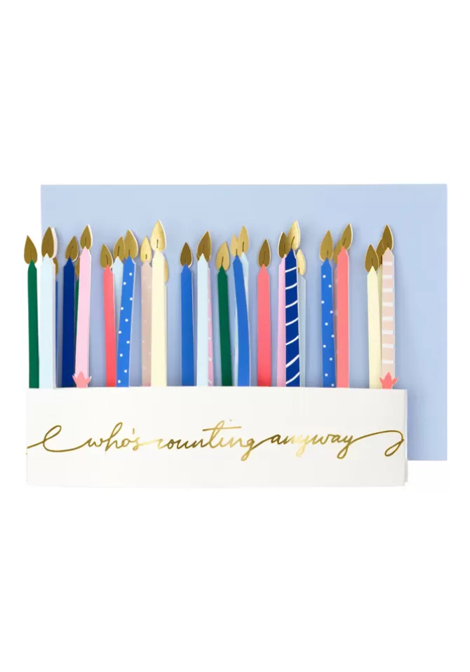 Meri Meri Carte D'Anniversaire Bougies Accordéon Shop