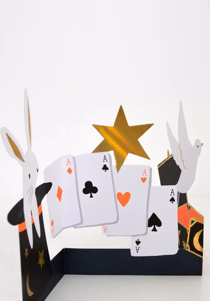 Meri Meri Carte d'Anniversaire Magicien En Accordéon Best Sale