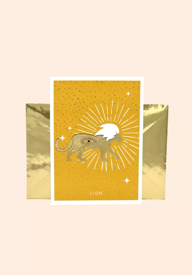 Blush Carte Signe Lion Cheap