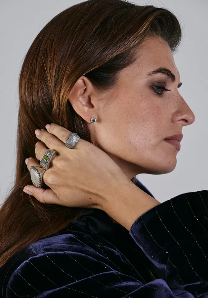 Rosa Maria Chevalière Rasma Argent Fashion