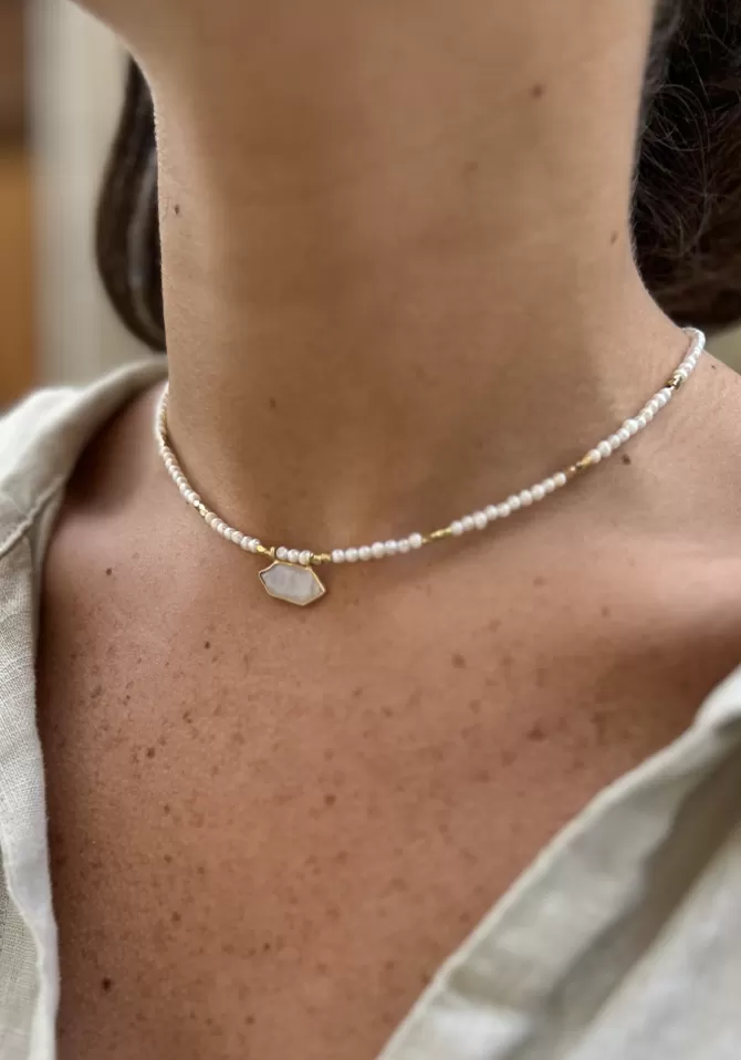 Hanka Ïn Choker Hexa Perles Hot