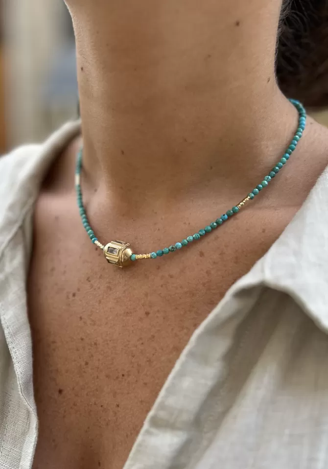 Hanka Ïn Choker Taly Turquoise Cheap