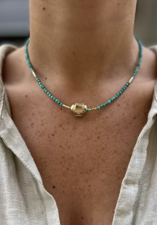 Hanka Ïn Choker Taly Turquoise Cheap