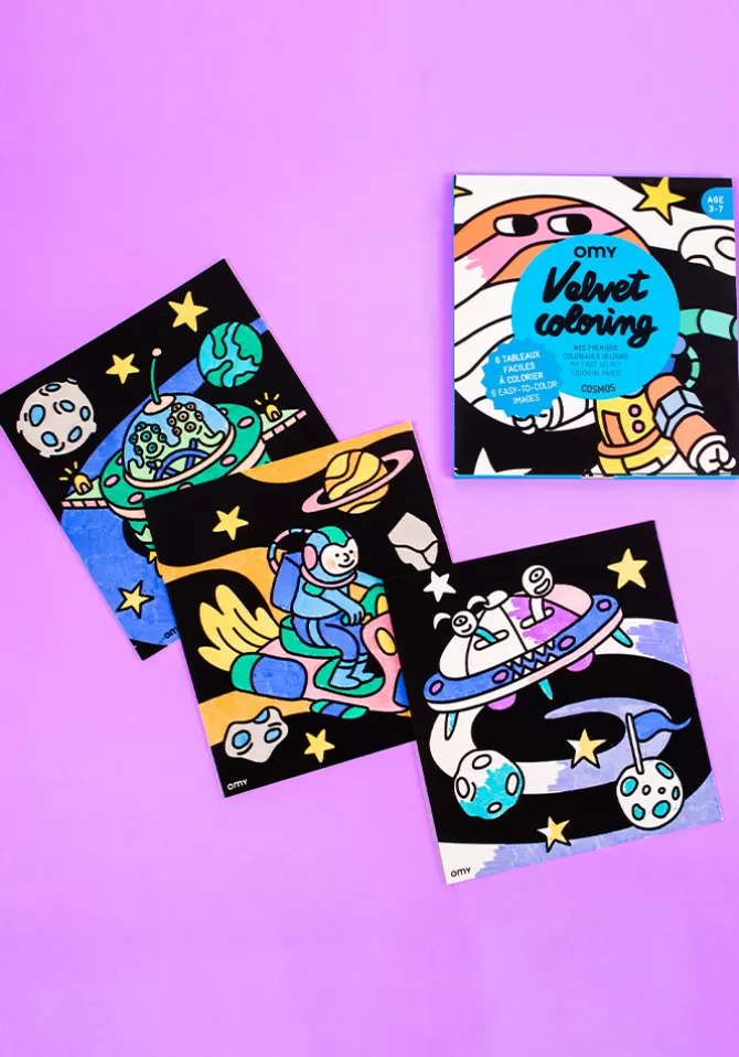 Omy Coffret De Tableaux En Velours Cosmos Store
