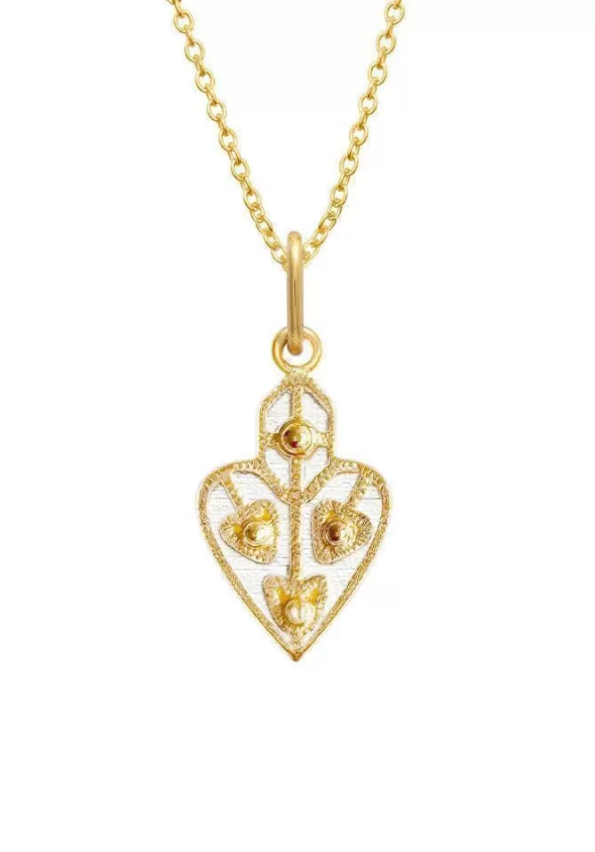 Dorothée Sausset Collier Anahata Bicolore Argent Doré Outlet