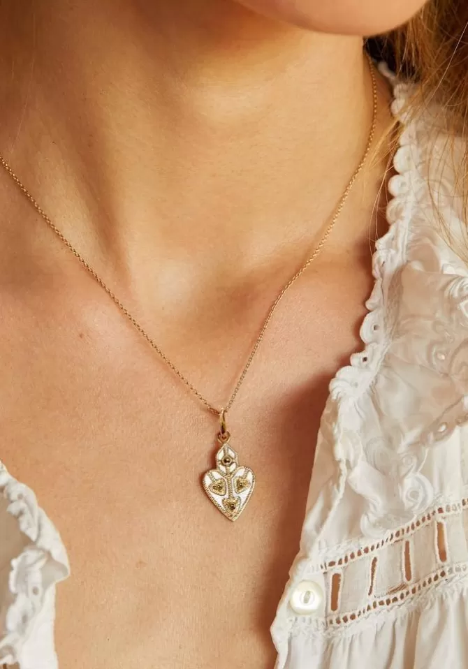 Dorothée Sausset Collier Anahata Bicolore Argent Doré Outlet
