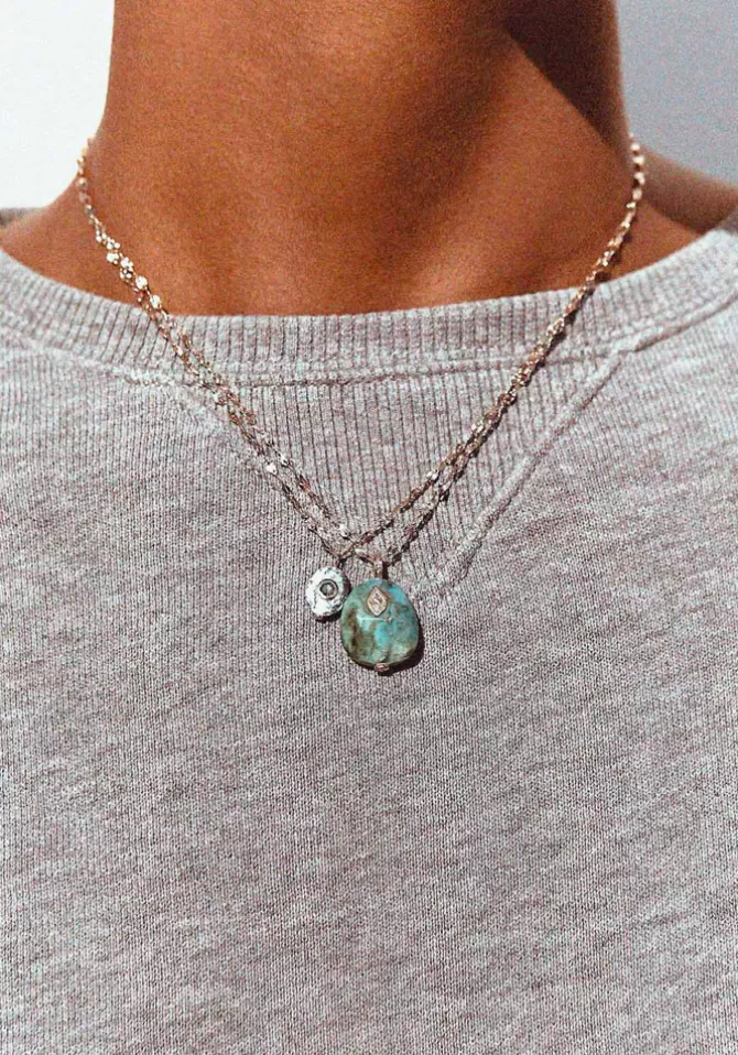 Pascale Monvoisin Collier Arles Turquoise Cheap