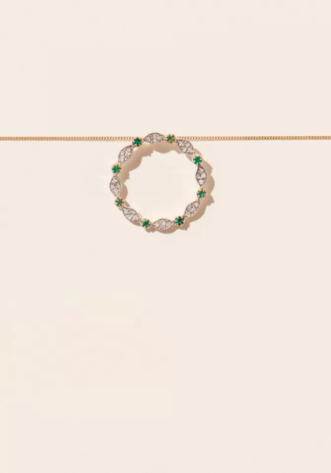 Pascale Monvoisin Collier Ava N°2 Émeraudes Shop