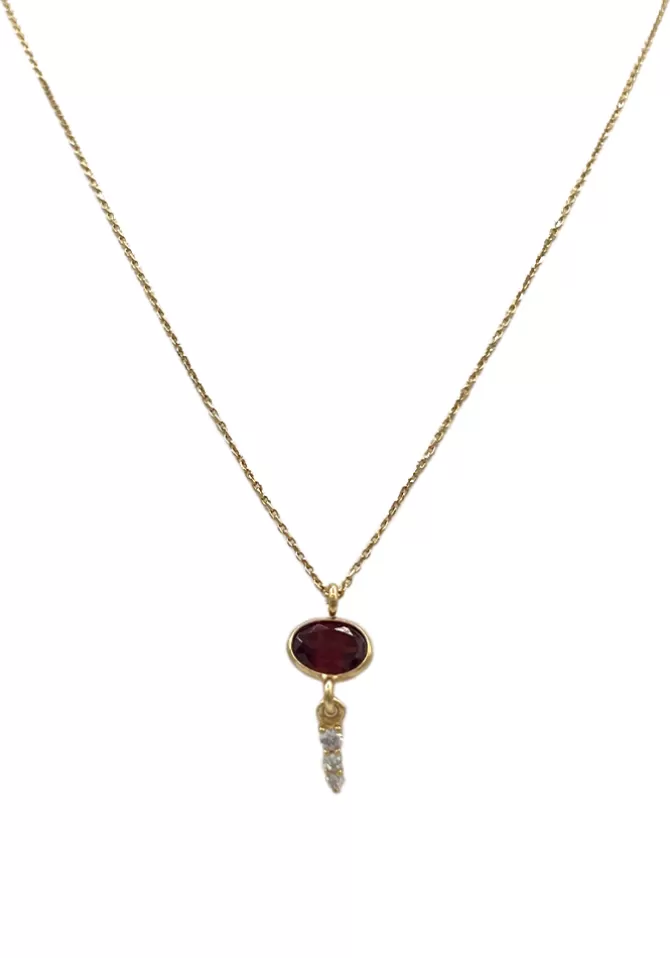 Hanka Ïn Collier Berry Grenat Hot