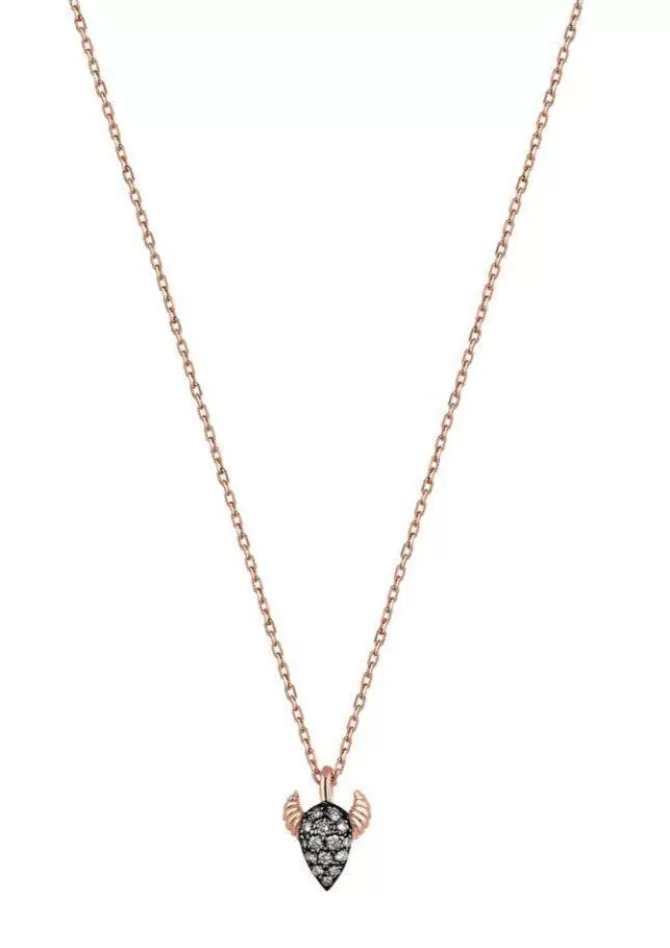 Kismet By Milka Collier Bull Pave Diamant Champagne Flash Sale