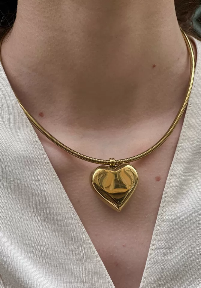 Blush Sélection Bijoux Collier Carrie Pendentif Coeur Online