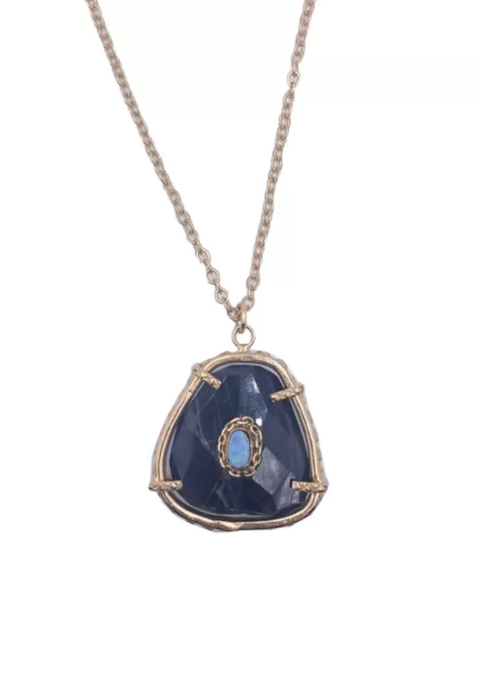 Room Service Collier Cheema Médaille Iolite Clearance