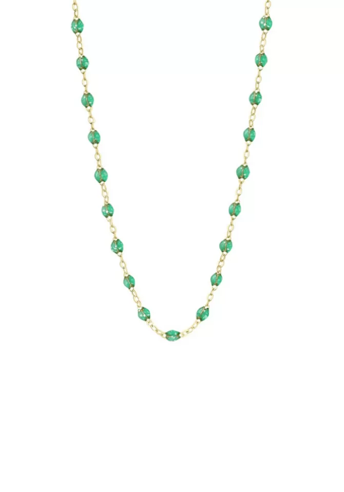 Gigi Clozeau Collier Classique Gigi Or Jaune Et Résines Menthe 42cm Cheap