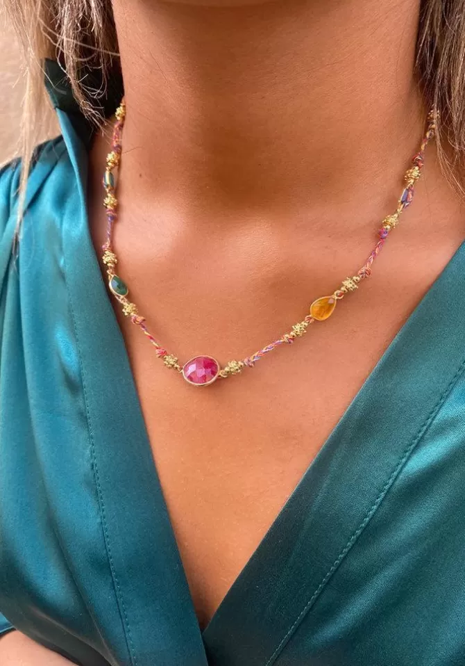 Maison Baika Collier Cristal Cheap