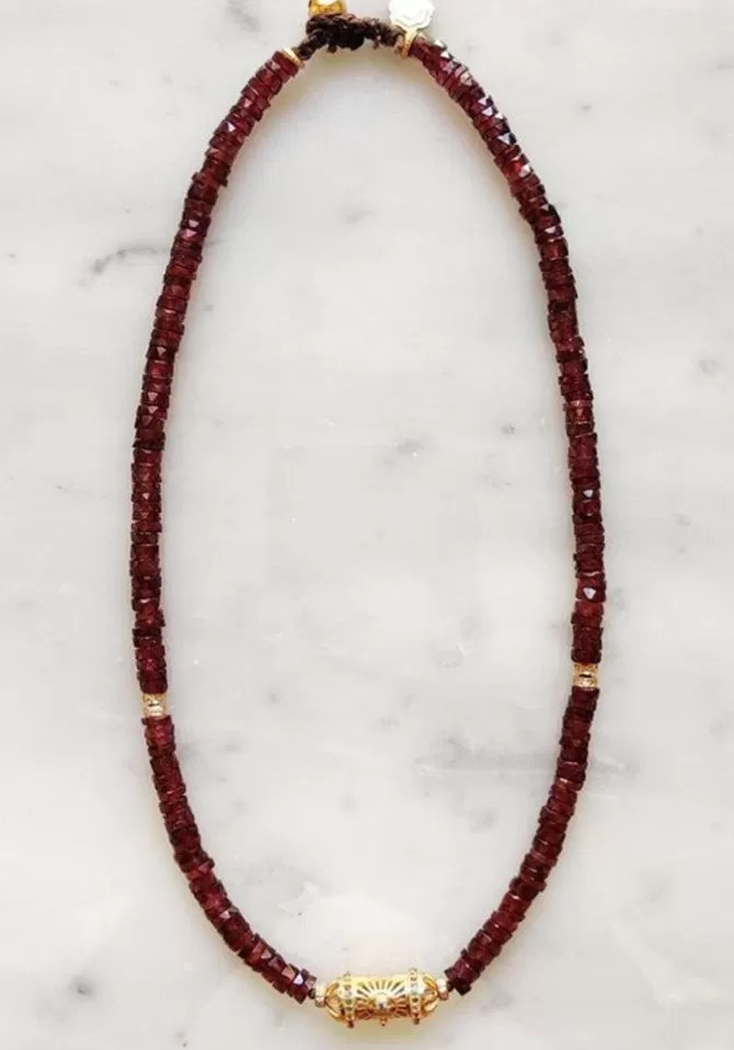 Bohemian Rhapsodie Collier Dikla Grenat Discount