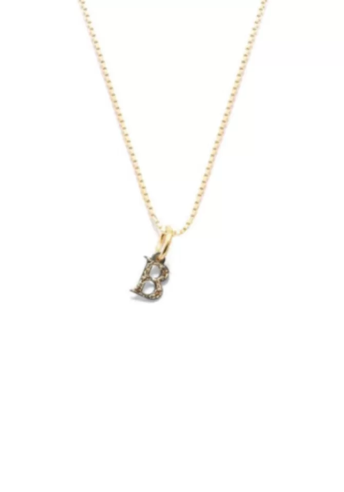 LSonge Collier Initiale Doré Cheap
